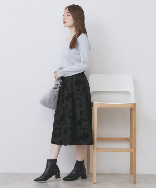 index / インデックス ニット・セーター | ゴールドボタンVネックニット【洗濯機OK】《6col》 | 詳細7