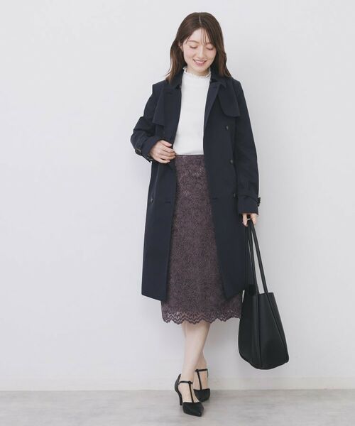 index / インデックス ニット・セーター | コットンレースフリルリブニット【洗濯機OK/抗ピル】 | 詳細3