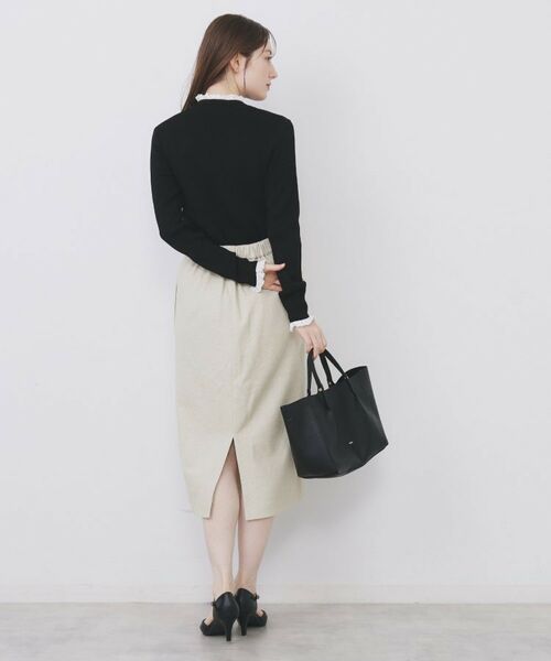 index / インデックス ニット・セーター | コットンレースフリルリブニット【洗濯機OK/抗ピル】 | 詳細7