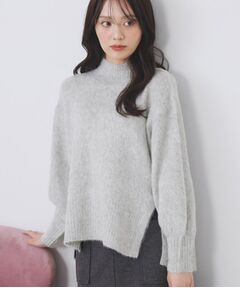 index / インデックス ニット・セーター | ハイネックパフニット【洗濯機OK】