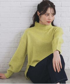 index / インデックス ニット・セーター | ハイネックパフニット【洗濯機OK】