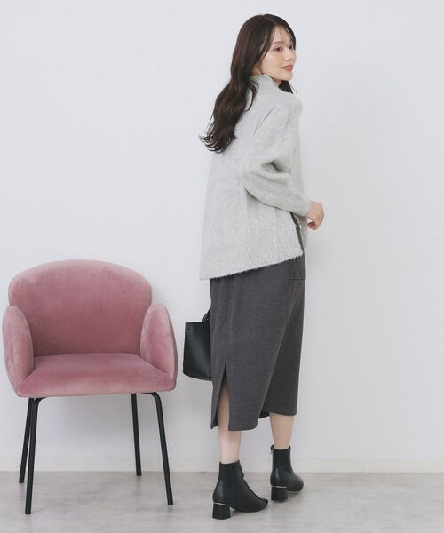 index / インデックス ニット・セーター | ハイネックパフニット【洗濯機OK】 | 詳細3
