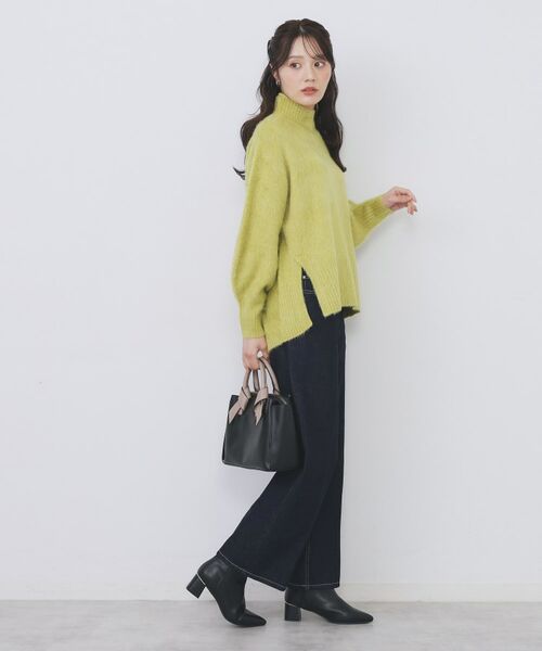 index / インデックス ニット・セーター | ハイネックパフニット【洗濯機OK】 | 詳細6