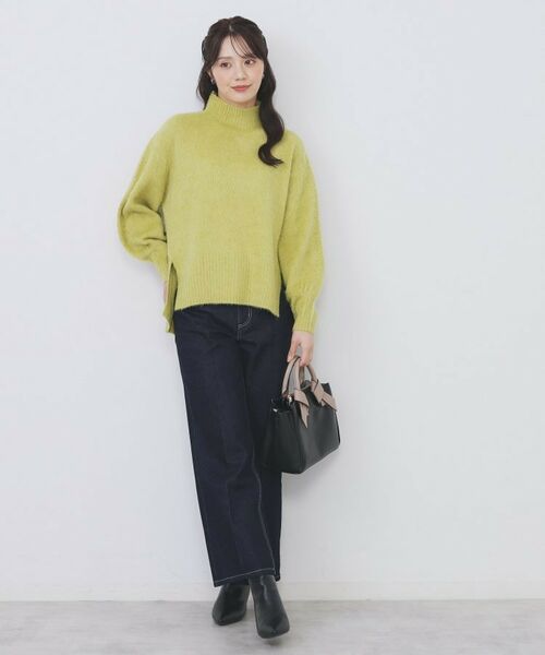 index / インデックス ニット・セーター | ハイネックパフニット【洗濯機OK】 | 詳細7