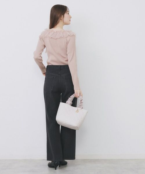 index / インデックス ニット・セーター | クロスチュールフリルリブニット【洗濯機OK/抗ピル】 | 詳細11