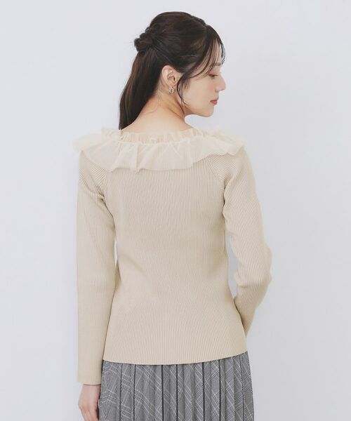 index / インデックス ニット・セーター | クロスチュールフリルリブニット【洗濯機OK/抗ピル】 | 詳細19