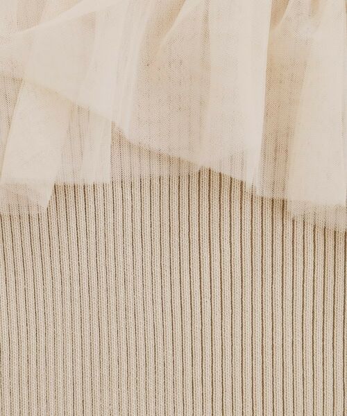 index / インデックス ニット・セーター | クロスチュールフリルリブニット【洗濯機OK/抗ピル】 | 詳細8