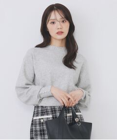 index / インデックス ニット・セーター | ふんわりボトルネックパフスリーブニット【洗濯機OK】《6col》