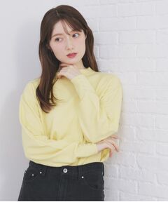 index / インデックス ニット・セーター | ふんわりボトルネックパフスリーブニット【洗濯機OK】《6col》