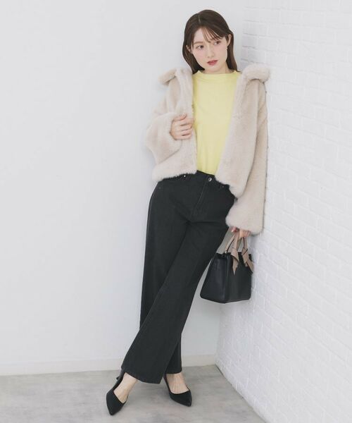 index / インデックス ニット・セーター | ふんわりボトルネックパフスリーブニット【洗濯機OK】《6col》 | 詳細18