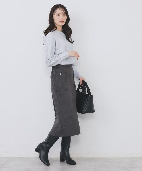 index / インデックス ニット・セーター | ふんわりボトルネックパフスリーブニット【洗濯機OK】《6col》 | 詳細26