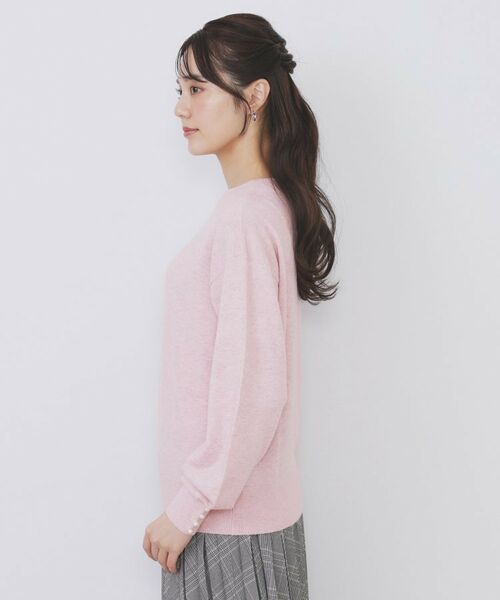 index / インデックス ニット・セーター | ふんわりボトルネックパフスリーブニット【洗濯機OK】《6col》 | 詳細29