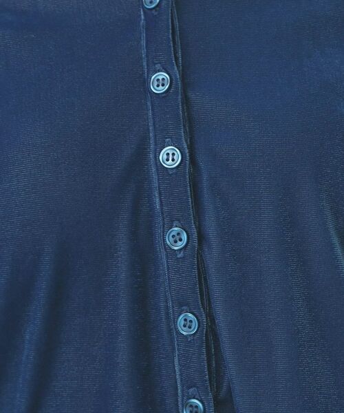 index / インデックス カットソー | 衿付きベロアジャージトップス【洗濯機OK】 | 詳細12