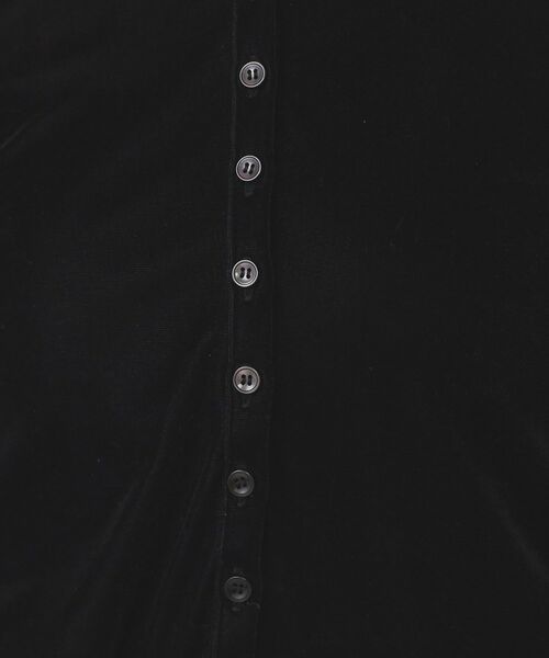 index / インデックス カットソー | 衿付きベロアジャージトップス【洗濯機OK】 | 詳細4