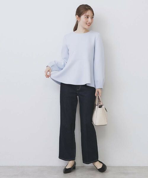 index / インデックス カットソー | ジルコンペプラムトップス【洗濯機OK】 | 詳細11