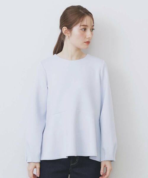 index / インデックス カットソー | ジルコンペプラムトップス【洗濯機OK】 | 詳細13