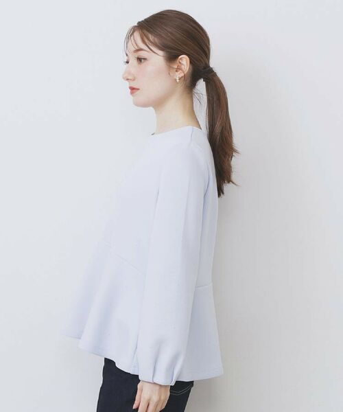 index / インデックス カットソー | ジルコンペプラムトップス【洗濯機OK】 | 詳細14