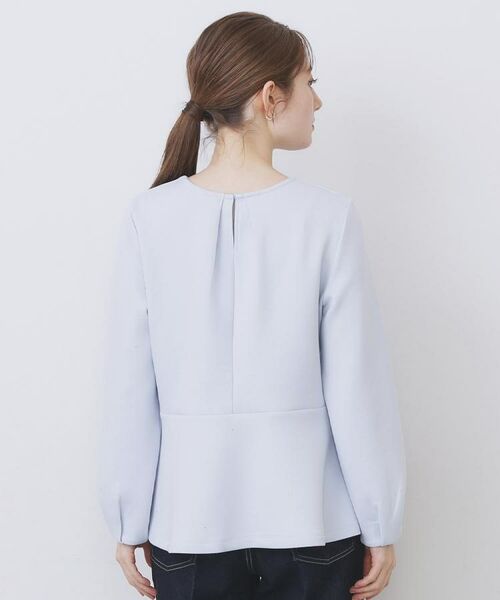 index / インデックス カットソー | ジルコンペプラムトップス【洗濯機OK】 | 詳細15