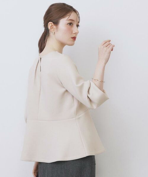 index / インデックス カットソー | ジルコンペプラムトップス【洗濯機OK】 | 詳細6