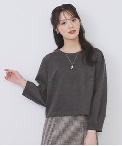 index / インデックス カットソー | コンパクトパフトップス【洗濯機OK/抗ピル/ストレッチ】