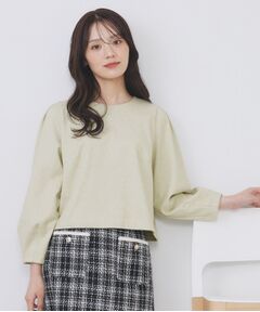 index / インデックス カットソー | コンパクトパフトップス【洗濯機OK/抗ピル/ストレッチ】