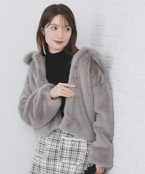 index / インデックス カットソー | ランダムリブハイネックトップス【洗濯機OK/吸湿発熱】 | 詳細10