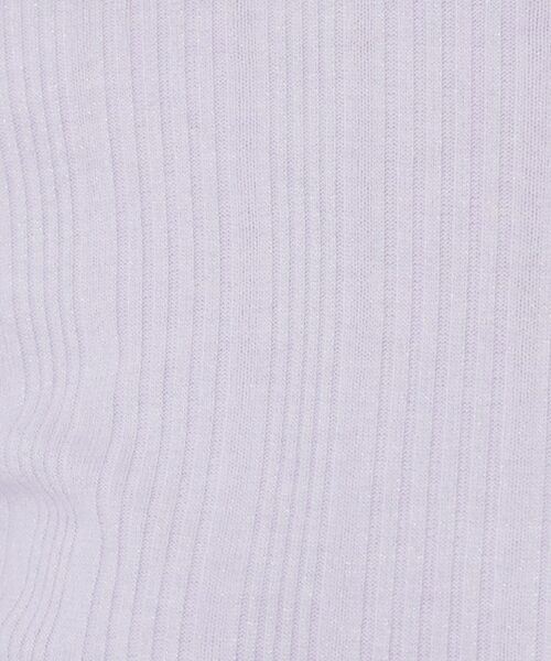 index / インデックス カットソー | ランダムリブハイネックトップス【洗濯機OK/吸湿発熱】 | 詳細20