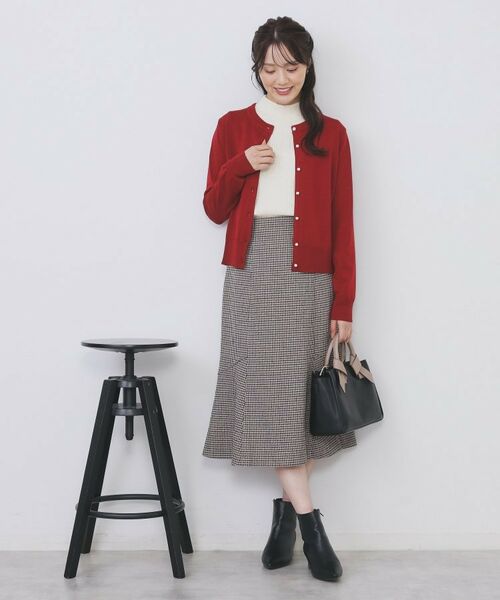 index / インデックス カットソー | ランダムリブハイネックトップス【洗濯機OK/吸湿発熱】 | 詳細3