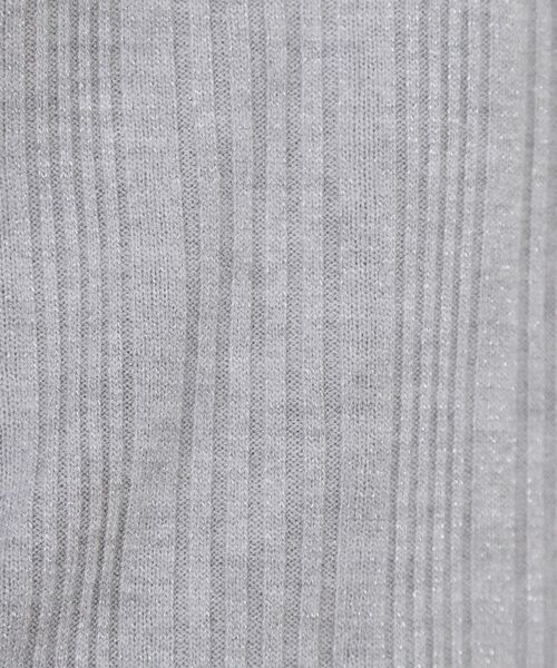 index / インデックス カットソー | ランダムリブハイネックトップス【洗濯機OK/吸湿発熱】 | 詳細8