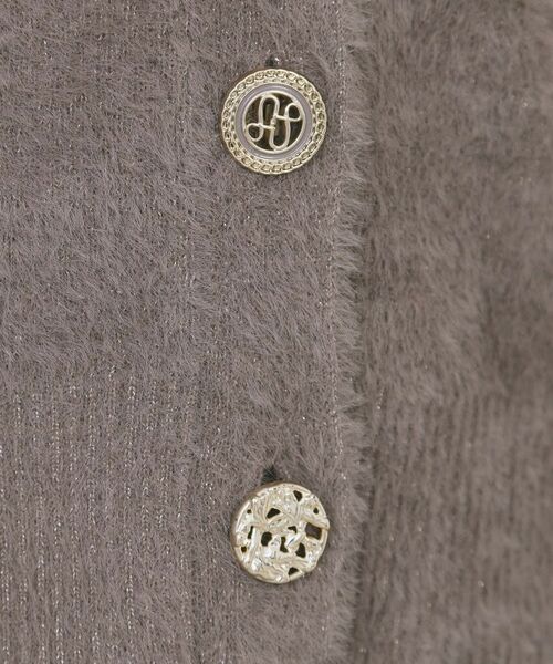 index / インデックス カーディガン・ボレロ | ラメフェザーヤーンVネックカーディガン【洗濯機OK】 | 詳細23