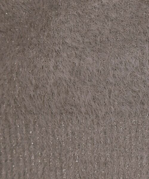 index / インデックス カーディガン・ボレロ | ラメフェザーヤーンVネックカーディガン【洗濯機OK】 | 詳細8