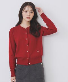 index / インデックス カーディガン・ボレロ | ビジュークルーネックカーディガン【洗濯機OK】《7col/XS～LL》