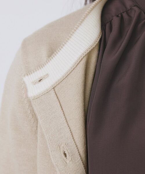 index / インデックス カーディガン・ボレロ | ビジュークルーネックカーディガン【洗濯機OK】《7col/XS～LL》 | 詳細14