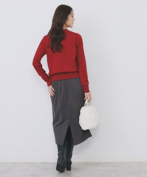 index / インデックス カーディガン・ボレロ | ビジュークルーネックカーディガン【洗濯機OK】《7col/XS～LL》 | 詳細18