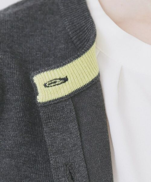 index / インデックス カーディガン・ボレロ | ビジュークルーネックカーディガン【洗濯機OK】《7col/XS～LL》 | 詳細4