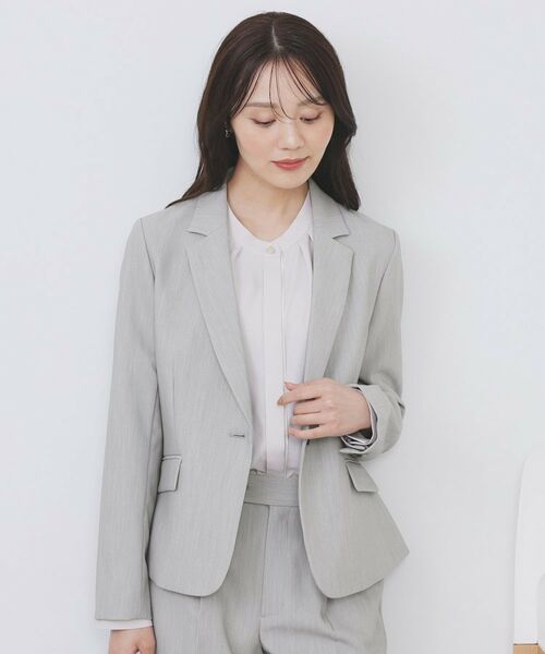 index / インデックス テーラードジャケット | ストレッチテーラードジャケット/セットアップ対応【洗える/防シワ】 | 詳細1