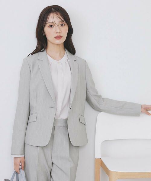 index / インデックス テーラードジャケット | ストレッチテーラードジャケット/セットアップ対応【洗える/防シワ】 | 詳細2