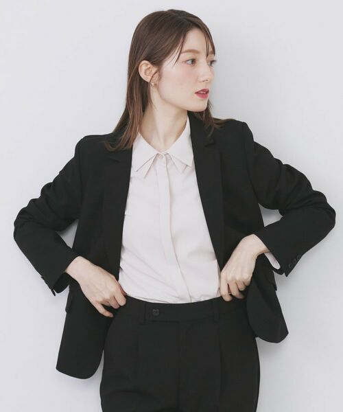 index / インデックス テーラードジャケット | ストレッチテーラードジャケット/セットアップ対応【洗える/防シワ】 | 詳細8