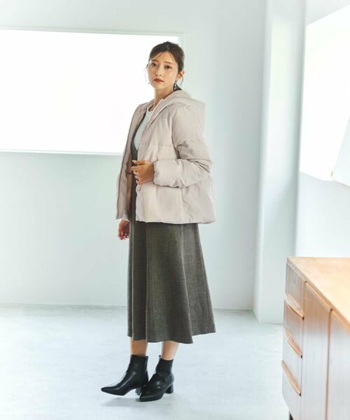 index / インデックス ミニ丈・ひざ丈ワンピース | ヴィンテージツイードジャンスカ【洗濯機OK/防シワ】 | 詳細21