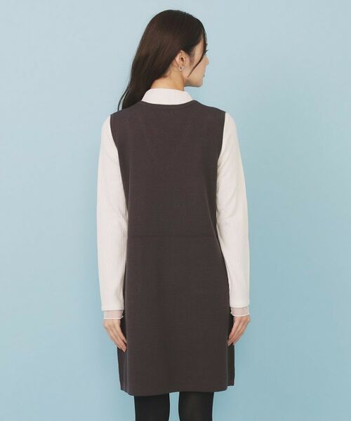 index / インデックス ワンピース | ファーポケットニットジャンスカ【洗濯機OK】 | 詳細15