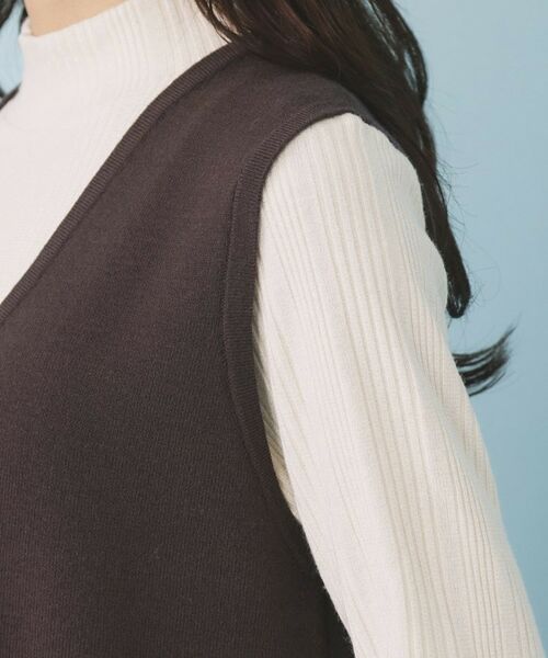 index / インデックス ワンピース | ファーポケットニットジャンスカ【洗濯機OK】 | 詳細17