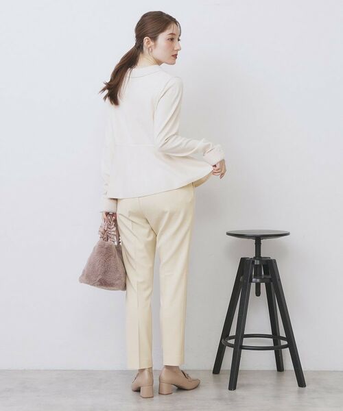 index / インデックス パンツ | ウォームストレッチテーパードパンツ【洗濯機OK/防シワ/吸湿発熱】《XS~3L》 | 詳細11