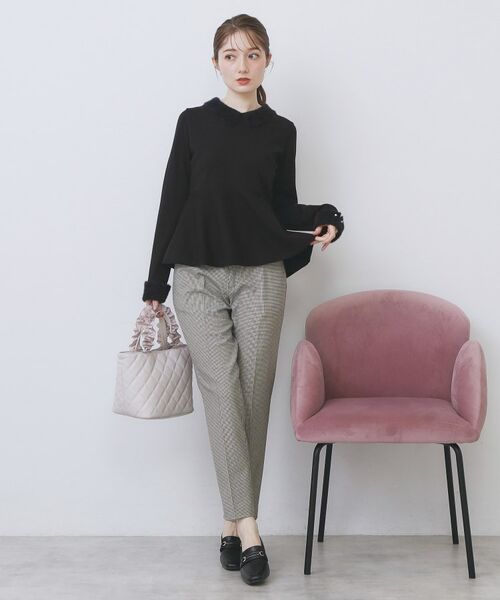 index / インデックス パンツ | ウォームストレッチテーパードパンツ【洗濯機OK/防シワ/吸湿発熱】《XS~3L》 | 詳細14