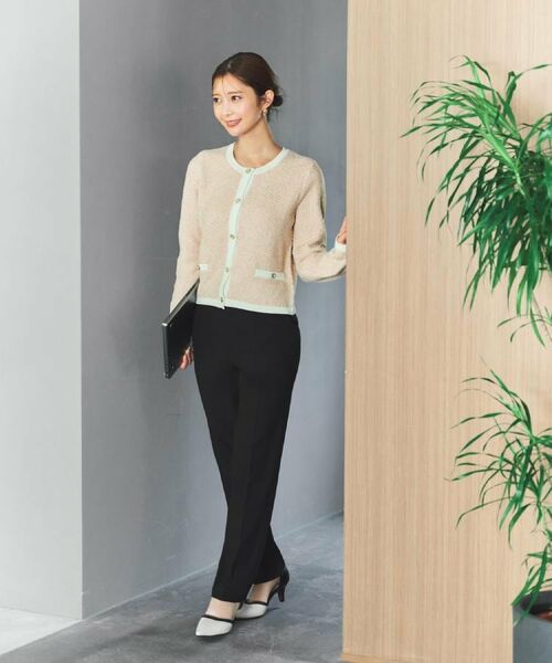 index / インデックス パンツ | ウォームストレッチテーパードパンツ【洗濯機OK/防シワ/吸湿発熱】《XS~3L》 | 詳細28