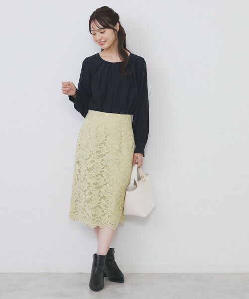 index / インデックス スカート | モールレースタイトスカート【洗濯機OK】 | 詳細10