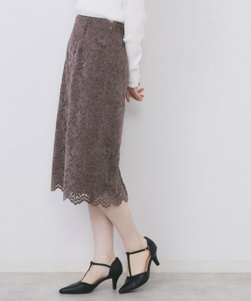 index / インデックス スカート | モールレースタイトスカート【洗濯機OK】 | 詳細13
