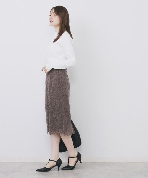 index / インデックス スカート | モールレースタイトスカート【洗濯機OK】 | 詳細15