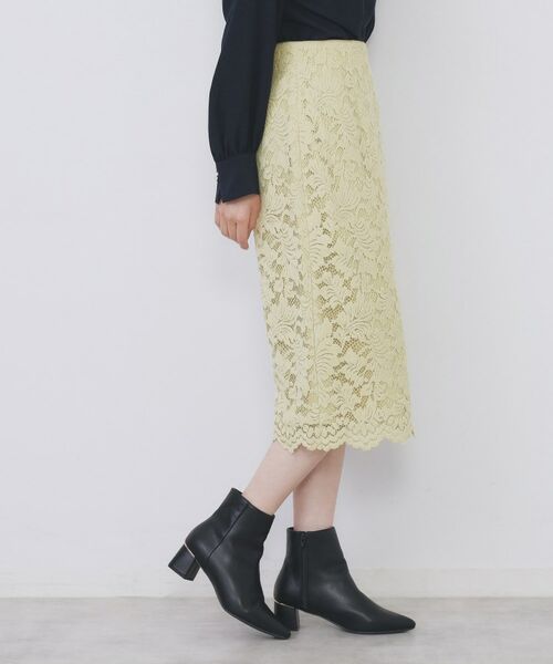 index / インデックス スカート | モールレースタイトスカート【洗濯機OK】 | 詳細9