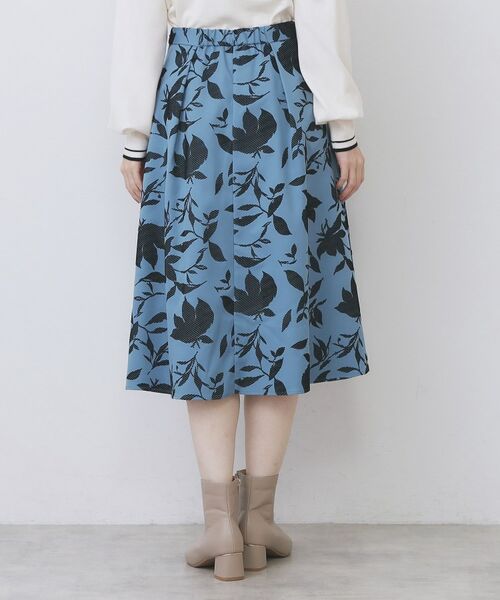 index / インデックス スカート | フラワータックフレアスカート【洗濯機OK/イージーアイロン/防シワ】 | 詳細15