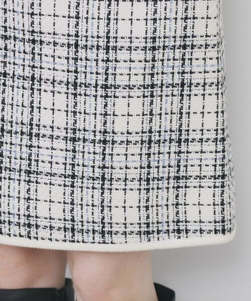 index / インデックス ミニ・ひざ丈スカート | チェックツィードスカート/セットアップ対応【洗える】 | 詳細21